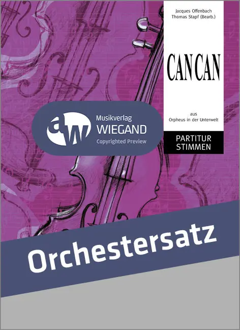 Cancan aus Orpheus in der Unterwelt (digital)