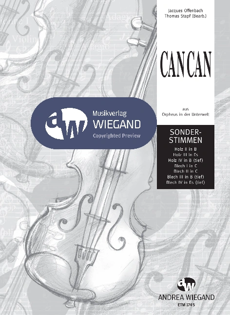 Cancan aus Orpheus in der Unterwelt (digital)